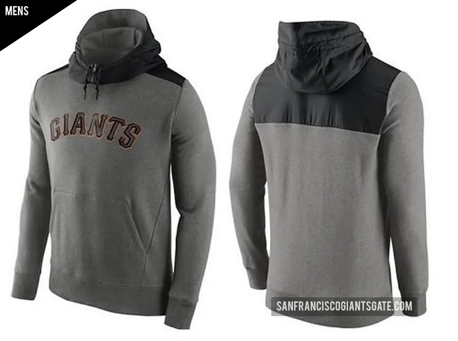 Men's San Francisco Giants Gray Hybrid Hoodie
