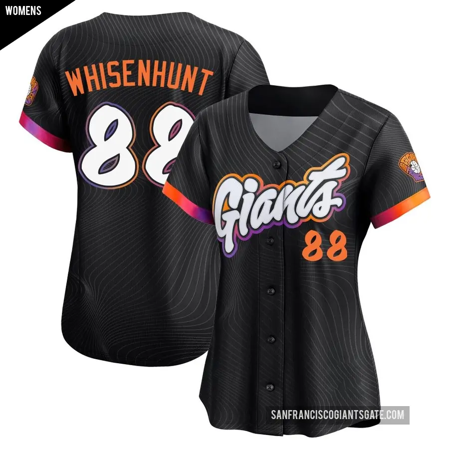 Women's San Francisco Giants ＃88 Carson Whisenhunt Limited Anthracite 2025 City Connect Jersey