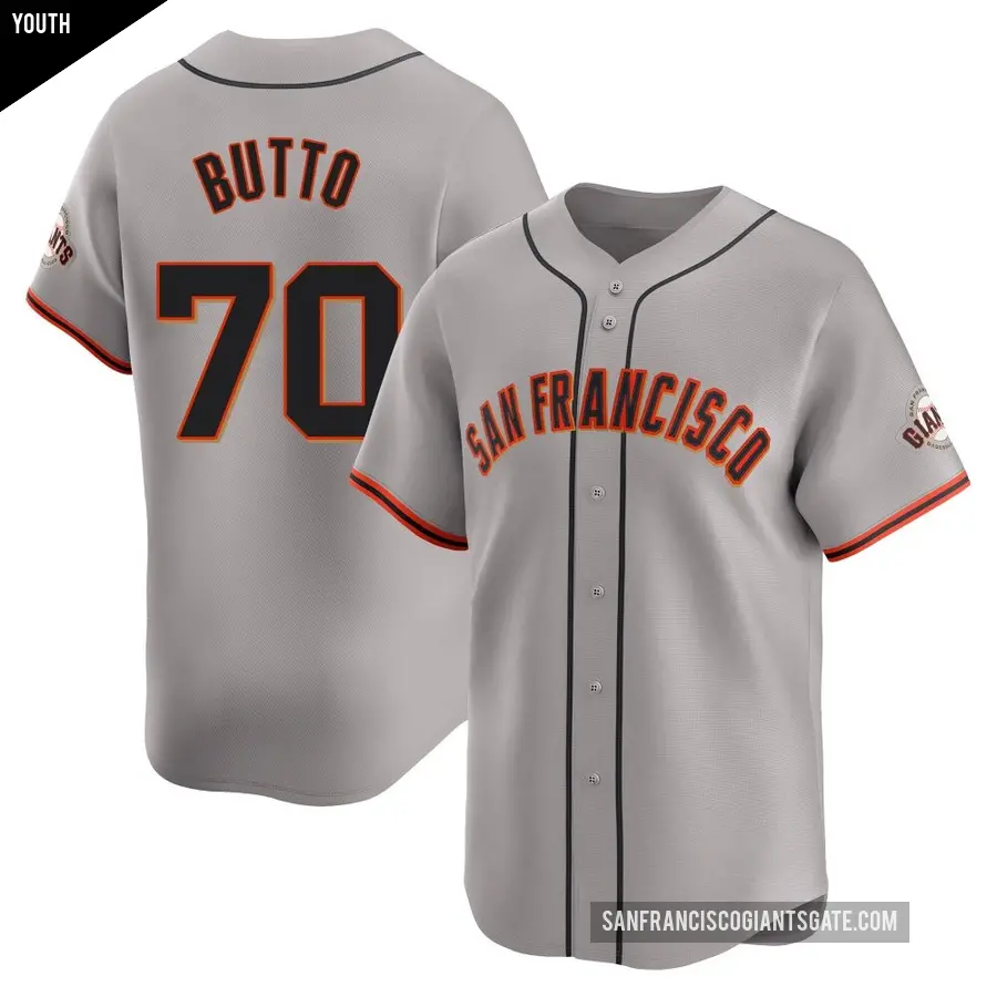 Youth San Francisco Giants ＃70 Jose Butto Limited Gray Away Jersey